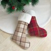 Vanteriam 4 Pack Buffalo Plaid Christmas Stockings, 22 Inch Large