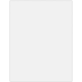 LUXPaper 8.5" x 11" Cardstock | Letter Size | White | 80lb. Cover | 100% Recycled | 500 Qty