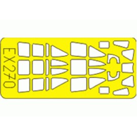 Eduard EDUEX270 1/48 Japanese Navy F1M Zero Water Observation Machine Paint Mask Sticker (for Hasegawa), Masking Sticker for Plastic Models