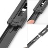 Biugaaufai 6 Pairs 14 Inch Black Full Extension Drawer Slides,