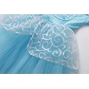 LAUPHIE Princess Costume Cinderella Dresses for Girls Blue Dress Up