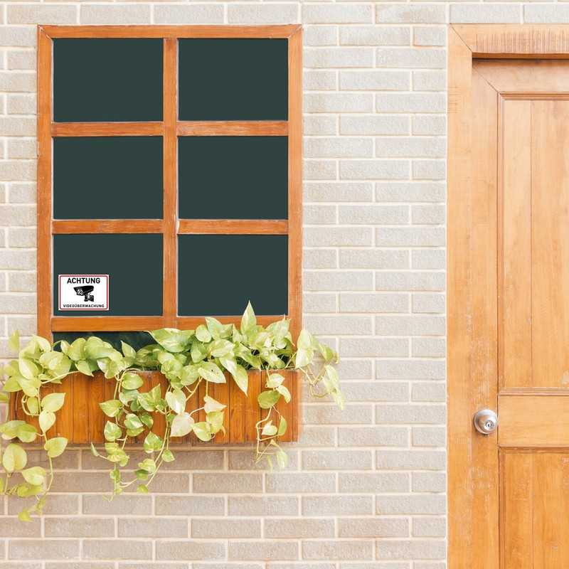 11 x Sticker Video Surveillance – A6 (14.8 x 10.5
