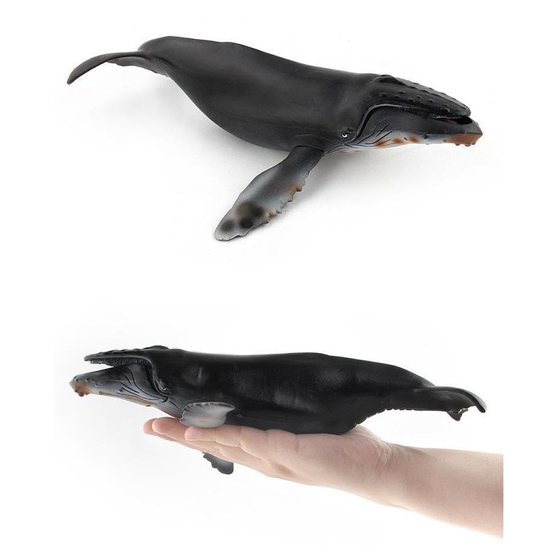 Cat Jin Mountain Humpback Whale Sea Life Figure Model Miniature