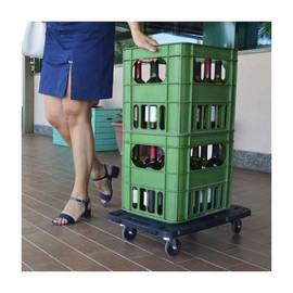 Hymavine Transport Trolley Black 22.8"X15"X4.7" PP 1Ps 151831,Fit Testing