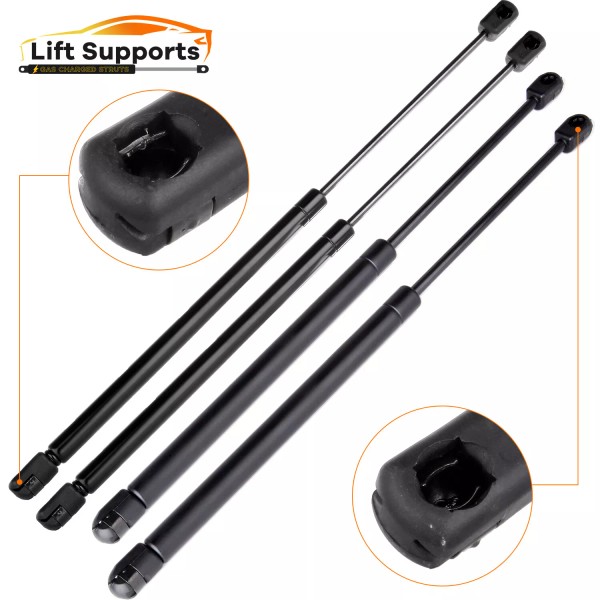 LiftSupports 4Pcs Hood & Rear Window Hatch Lift Supports Struts