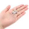 sourcing map 10Pcs Metal Temperature Thermal Fuse RY113 113 °C