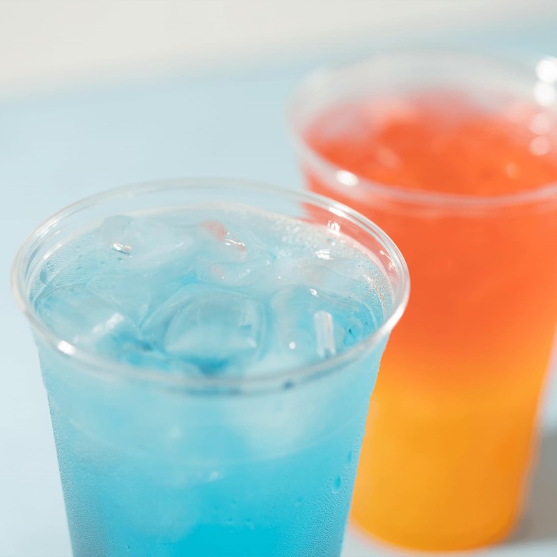 Tea Zone B2051 Mango Popping Pearls for Boba tea Beverages,