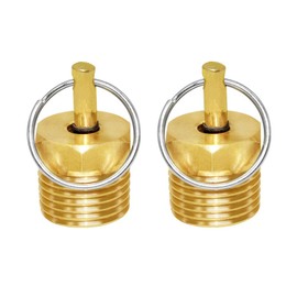 Joywayus - Válvula de alivio de presión macho de latón de 1/2 pulgada (2 unidades)