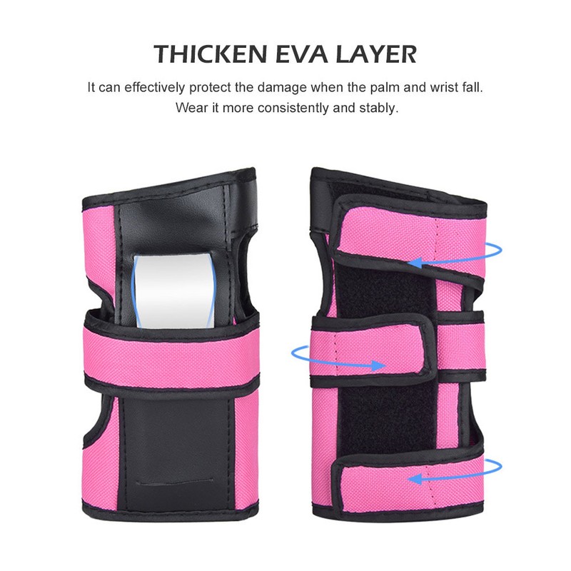 6 Pcs Adults Kids Knee Pads Elbow Pads Wrist Pads