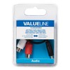 Valueline 0.20 m 3.5 mm Male to 2x RCA Female