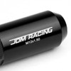 60mm Aluminum M12 x 1.5 6-Point 20mm OD Black 20