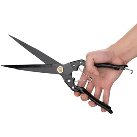 SNOKAY Hand Shears for Gardening and Sheep Shearing - Manganese Stainless Steel, Topiary, Hedge, Trimming, Harvesting Fruit Scissors for Pruning