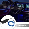 X AUTOHAUX 3 Meter/10ft Car Interior Neon EL Wire Strip
