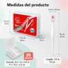20 Piezas Mini Cepillos de Dientes Desechables con Pasta