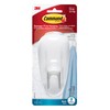 Command Bathroom Hook with Water-Resistant Strips, 1-Hook, 2-Strips, Organize Damage-Free