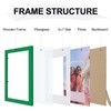 Vittanly 8x10 Picture Frame, Display Pictures 5x7 with Mat or