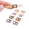 5mm/0.2'' (Inner Diameter) Tiny Rectangle Shape Metal Buckles, Doll Mini