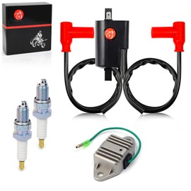 Ignition Coil Pack and spark plug Voltage Regulator Compatible with YAMAHA Banshee 350 1987-2006