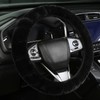Fluffy Warm Steering Wheel Cover, Faux Wool Soft Texture Cute