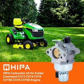 Hipa 12 853 93-S Carburetor Carb Fit Kohler Command CV12.5 CV14 CV15 CV15S CV16S CH11S CH13S CH14S CH15GS CH15S CV493S CV493T CV13S Engine Lawn Mower Parts with Tune Up Maintenance Kit