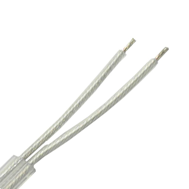 10 m Lamp Cable Transparent 2 x 0.75 mm² Stranded