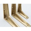 Satin Brass Shelf Brackets | Heavy Duty Brackets for Kitchen