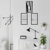 MENNTHUI 7x14 Black Picture Frame, Tabletop and Wall Mounting Horizontally