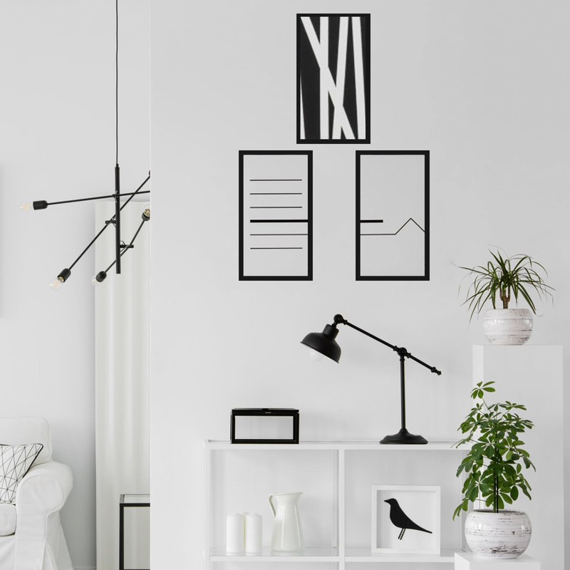 MENNTHUI 7x14 Black Picture Frame, Tabletop and Wall Mounting Horizontally