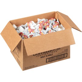 International Delight Coffee Creamer Singles, Half & Half, Shelf Stable Flavored Creamer, 384 Ct, 0.44 FL OZ, Pre-Portioned Creamers