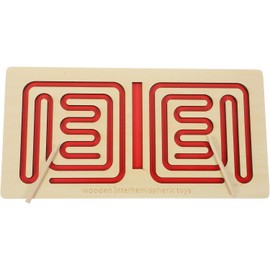 PrfcNL Wooden Interhemispheric Brain Puzzle for Left and Right Coordination