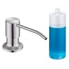 Sink Soap Dispenser Brushed Nickel, Soap Dispenser for Kitchen Sink