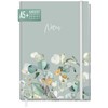 paper&you Notebook A5+ Squared with Elastic Band "Minty Leaves" 156