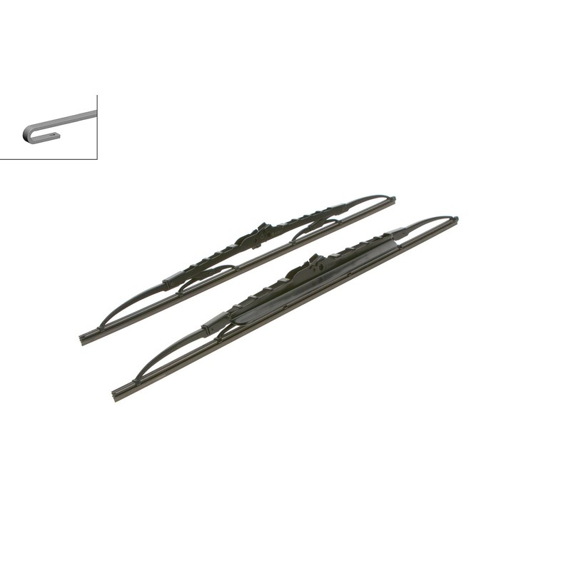 BOSCH 3397118423 Twin Spoiler Original Equipment Replacement Wiper Blade -