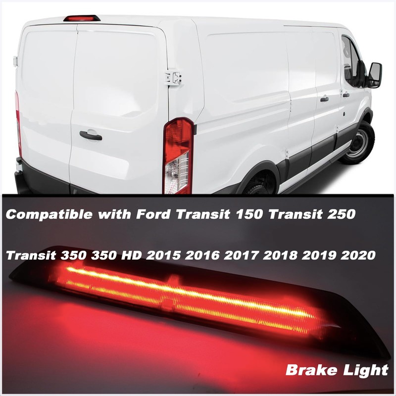 KEEGTBOX High Mount Stop Light LED Third Brake Light Assemblies