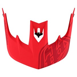 Troy Lee Designs Stage Helmet Visor Signature, Red