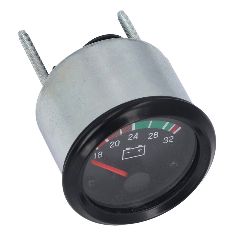 Voltage Gauge 52mm Aluminum Alloy LED Voltmeter Gauge for Diesel