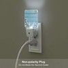 Seashell Night Light Plug-in LED Lamp Set of 2, Dusk