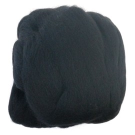Hamanaka Felt Wool Solid 1.8 oz (50 g) col.9 H440-000-9 White, Black, Brown