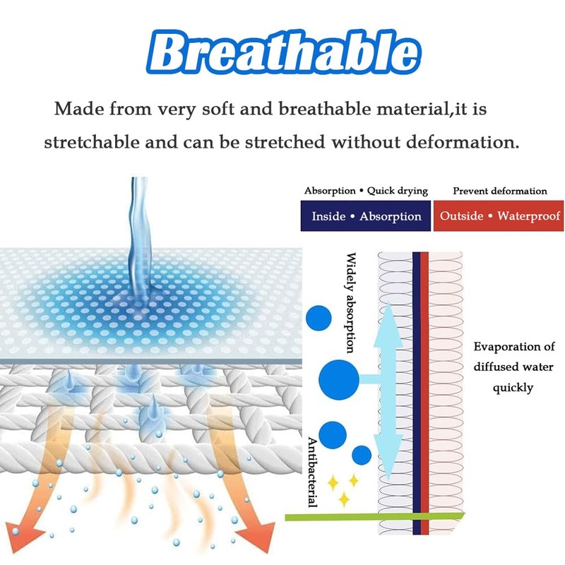 DURASIKO Leak-Proof Cover with Diaper Insert,Underwear for Incontinence with Storage