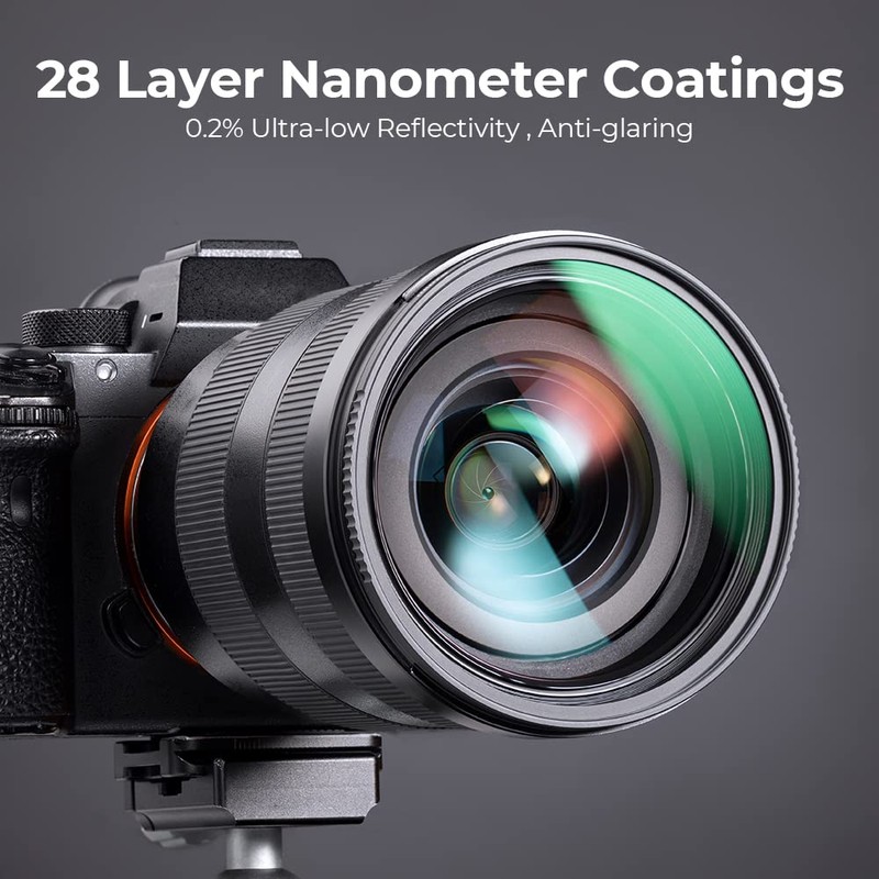 K&F Concept 127mm MC UV Lens Protection Filter with 28
