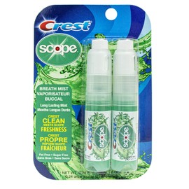 Crest Scope | Mint Breath Mist - 0.24 ounce (7mL) 2-pack sprayers, 6 count (12 spray) display