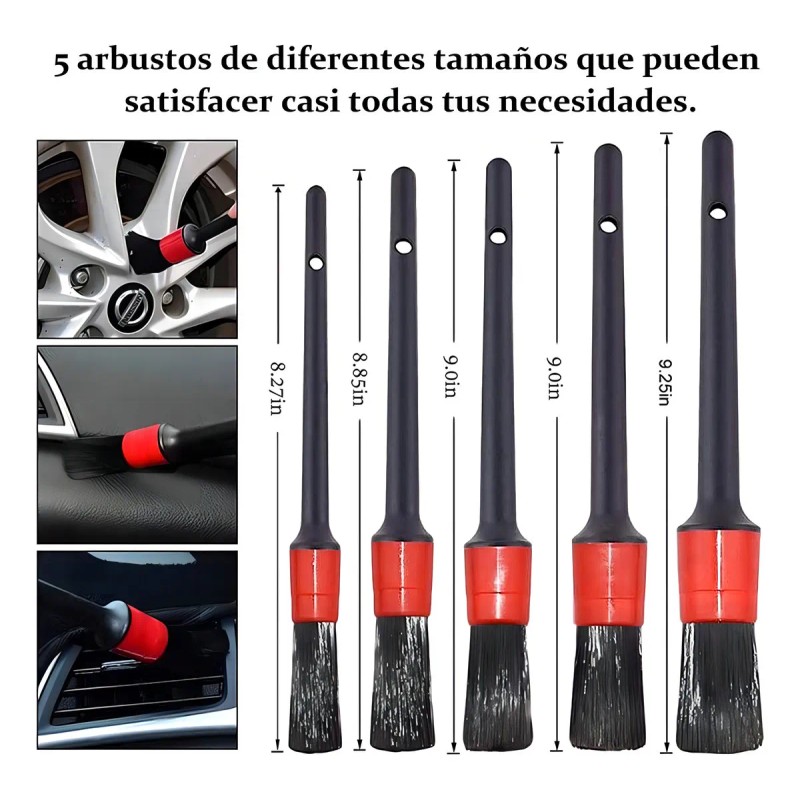 Kit De 26 Brochas Para Detalles De Coche, Juego De