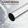 LCGP 2.25 Inch Exhaust Pipe, Mild Steel Custom Mandrel Exhaust