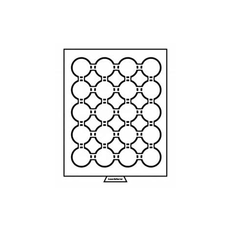 Lighthouse coin box 20 compartments for CAPS 39, smoke coloured