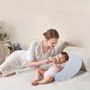 Winmany Waterproof Nursing Pillow Cover Newborn Soft Interchangeable Slipcover for
