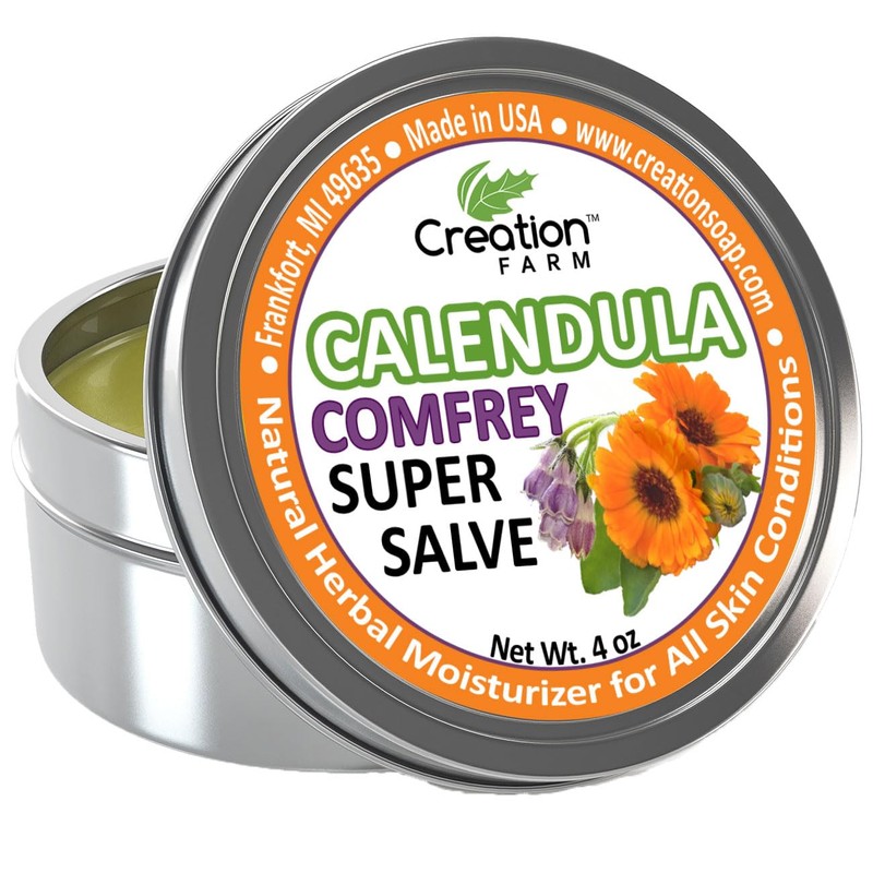 Creation Farm Calendula-Comfrey Super Salve 3 Pack of 4 oz