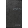 BRUNNEN Pocket Calendar Model 753 2026 | A6, Cardboard, Black