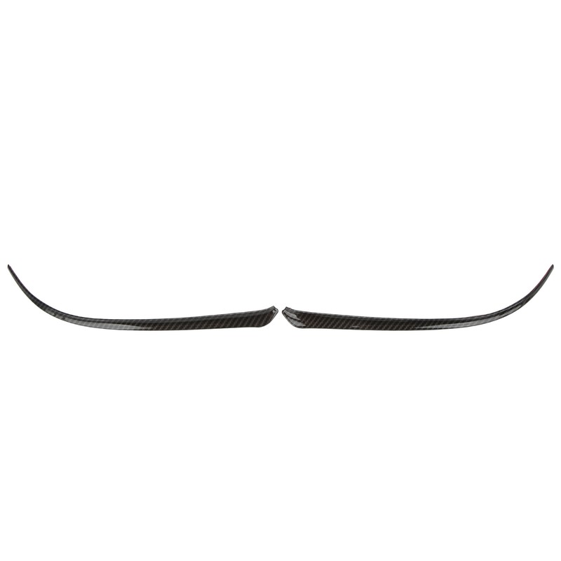2pcs Side Rearview Mirror Trim ABS Carbon Fiber Color Wing