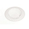 Abtropfsieb für Badewanne/Waschbecken, Kunststoff, 70 mm, Weiß, 100 Stück