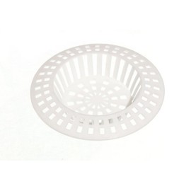 Abtropfsieb für Badewanne/Waschbecken, Kunststoff, 70 mm, Weiß, 100 Stück